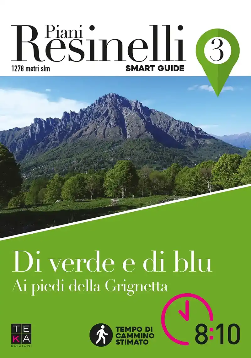 Smart guide itinerario pieghevole in italiano, piani resinelli, grignetta, teka edizioni