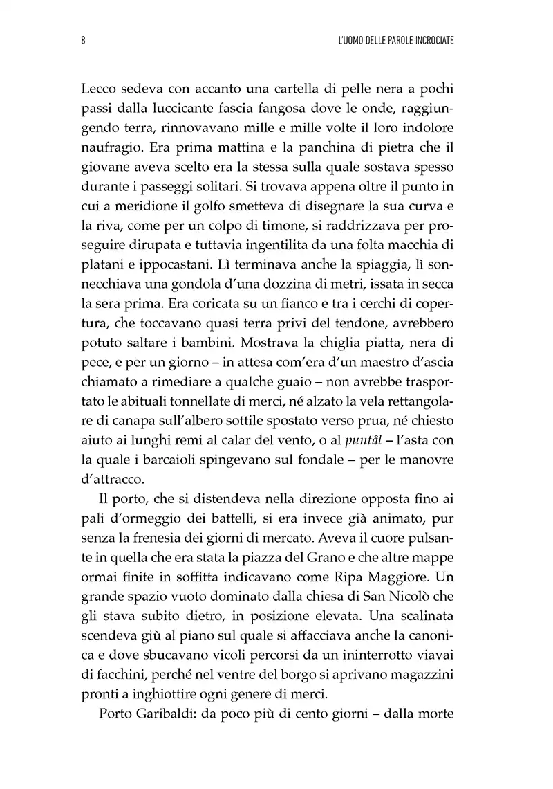 Romanzo storico, L'uomo delle Parole Incrociate, Giorgio Spreafico, Teka Edizioni